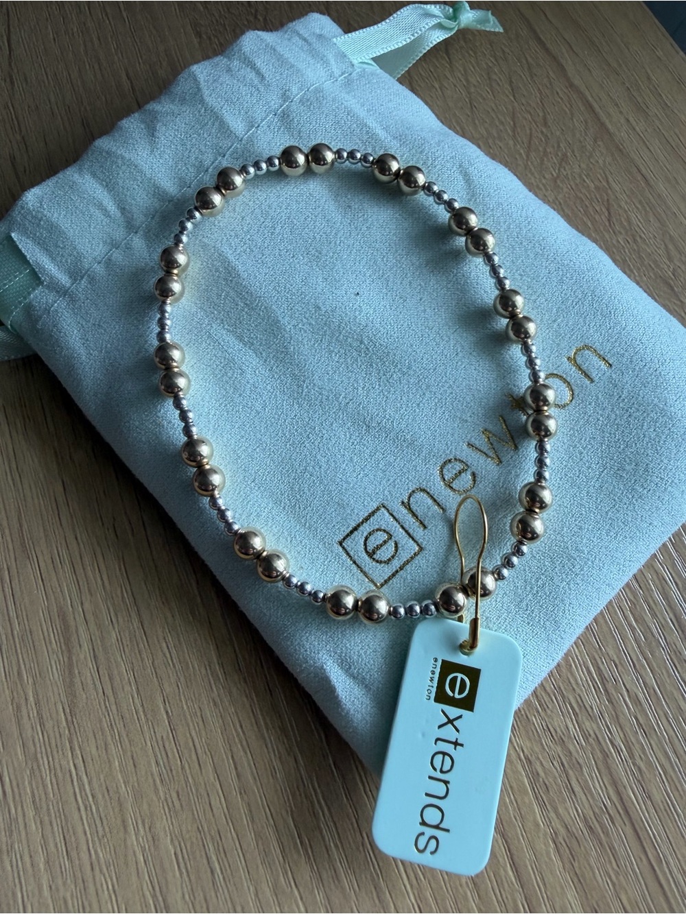 Enewton Extends Gold and Silver Beaded Bracelet - Mixed Metal